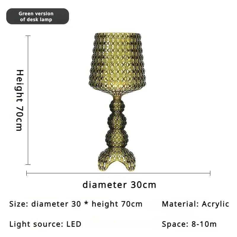 lampe sol moderne vert bleu noir blanc led acrylique intérieur