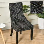 housse chaise velours extensible imprimé floral fauteuil salle manger moderne décoration