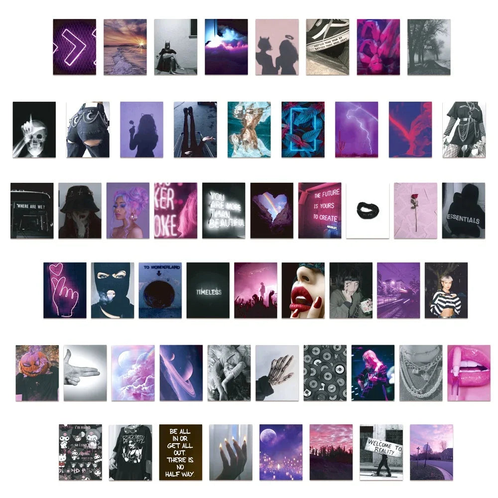 coques téléphone transparentes adhésives modernes minimalistes pop art multicolore violet bleu rose
