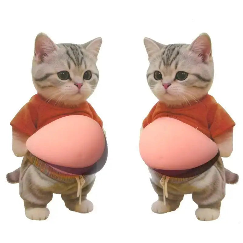 aimants réfrigérateur dessin animé chien chat orange gris rose mignon cartoon