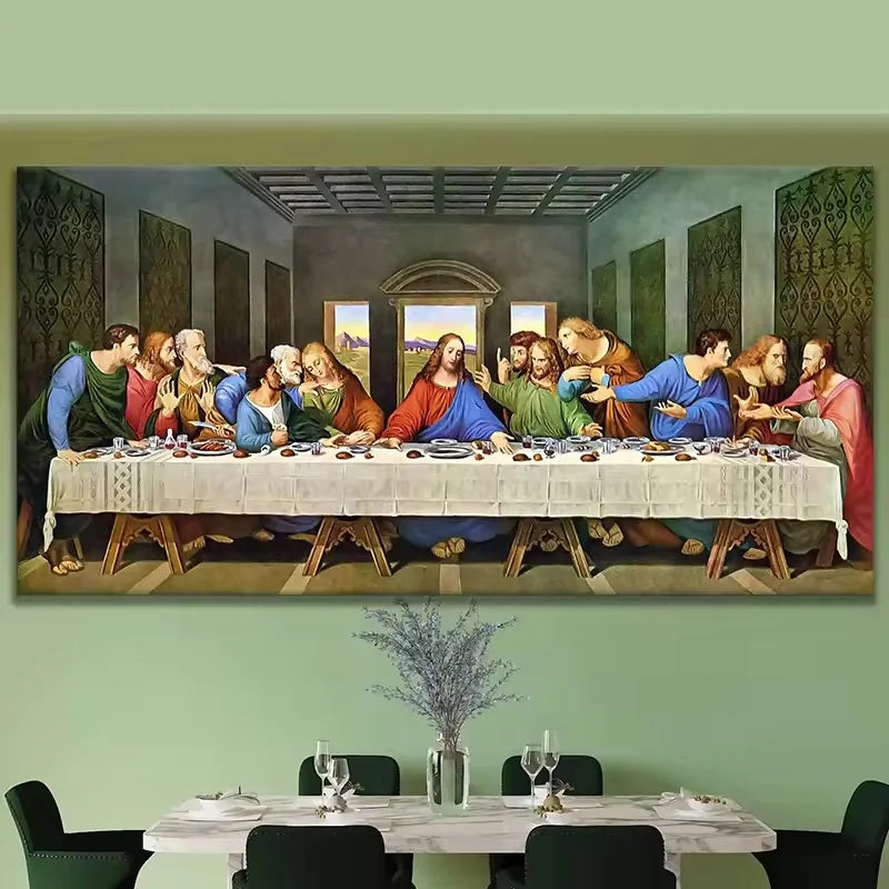 tableau toile historique personnage renaissance sans cadre multicolore 50x150cm 20x40cm 30x60cm 40x80cm