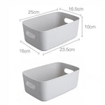 boîtes rangement blanc beige modernes empilables minimalistes bureaux placards multifonctions papier stylos cosmétiques serviettes