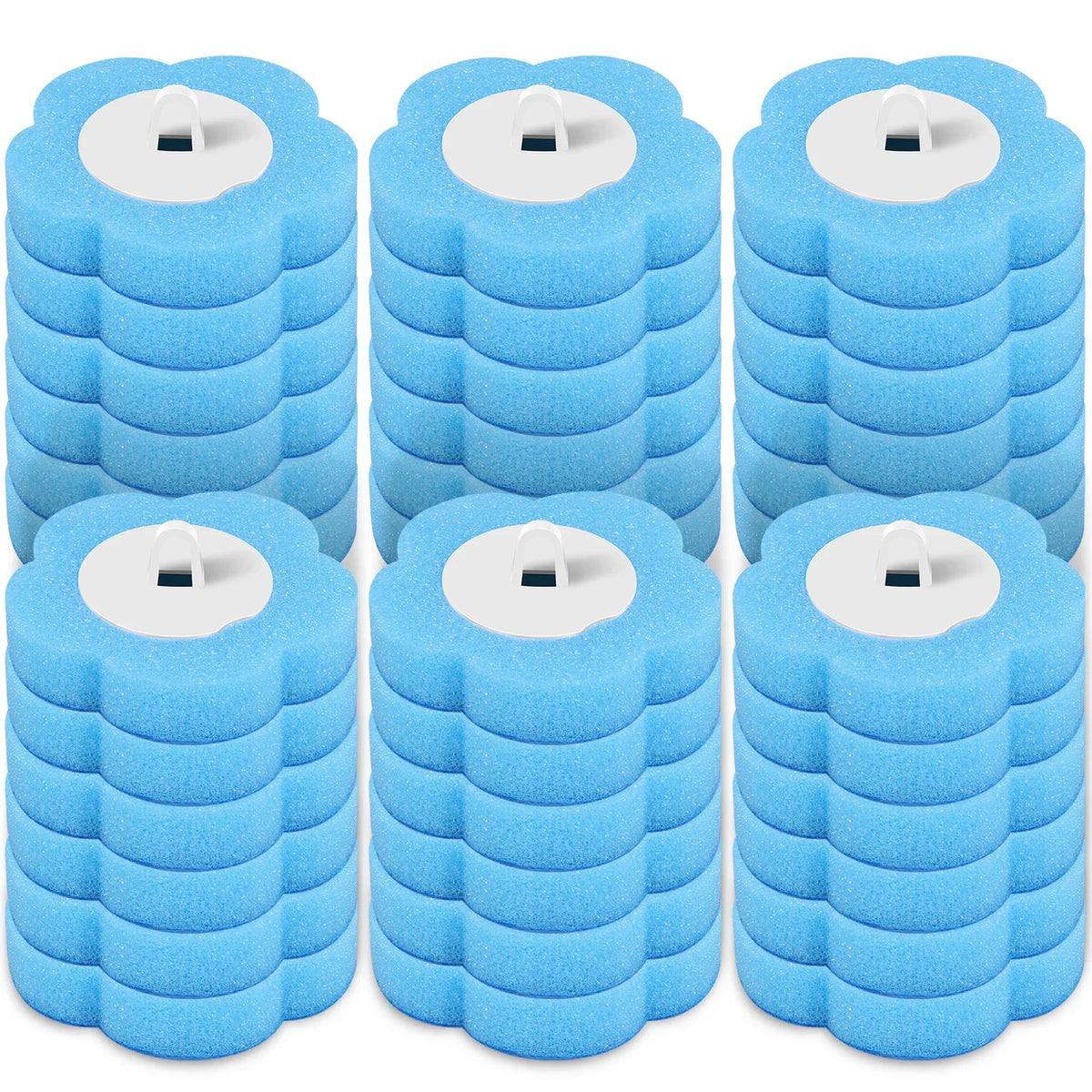 brosse wc jetable tête remplacement boîte rangement moderne blanche bleue violette