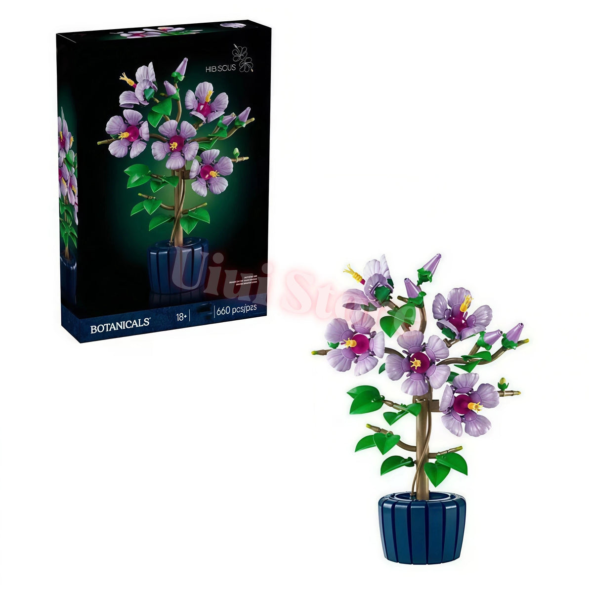 bouquets fleurs artificielles arbres bonsaï diy decoration intérieure assemble rose violet jaune orange vert