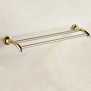 Accessoires salle bain or cristal moderne porte savon support papier toilette porte serviettes mural