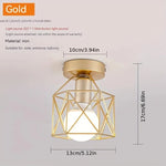 lampe moderne or noir structure métal encastrée e27 minimalisteintérieur chambre salon