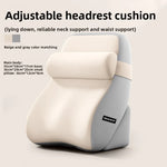 coussin multifonctionnel gris uni contemporain memory foam housse amovible poches xl confortable lit allaitement