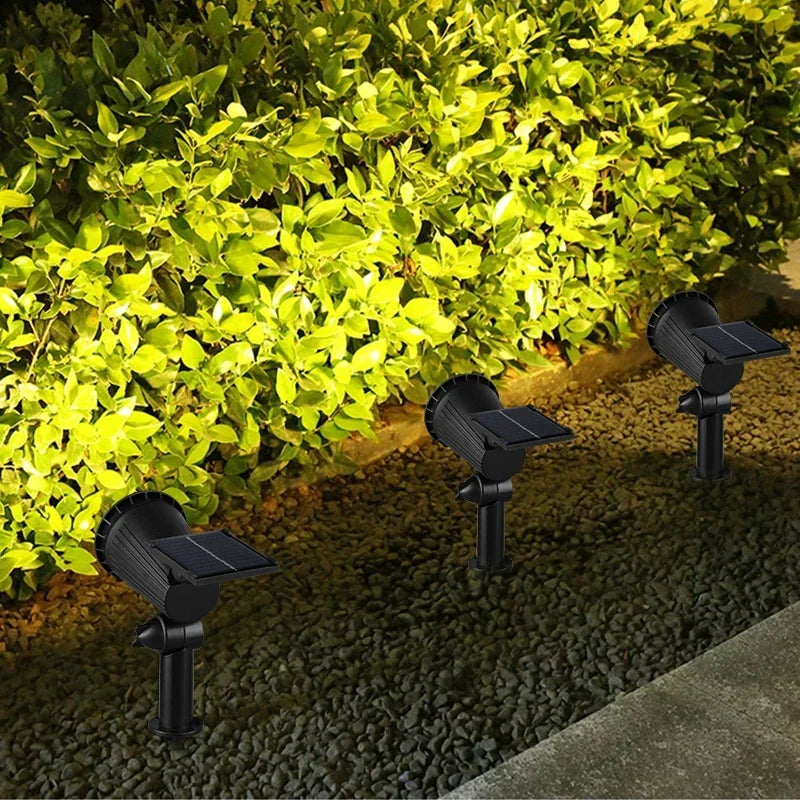 lumière solaire led réglable ip65 étanche contemporaine spot noir moderne piquet rotation