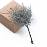 plantes artificielles couronnes fleurs multicolores decoration exterieur naturel branche exposition festive