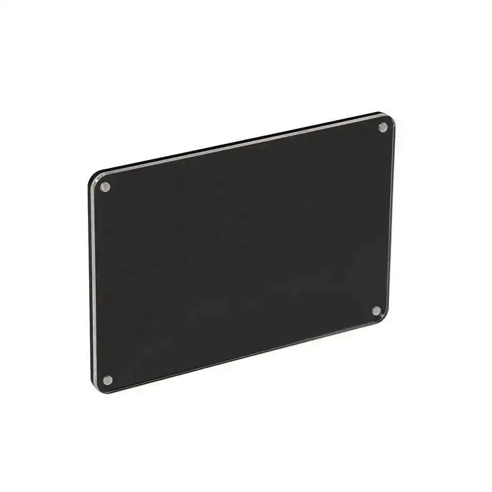 plaque signalisation moderne adhésive noire mat 70x100mm affichage photos prix publicitaire