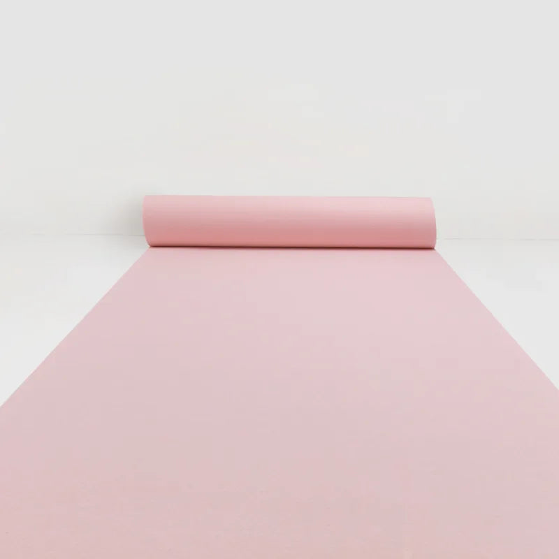 tapis jetable rose clair moderne événements fêtes mariage vente gros