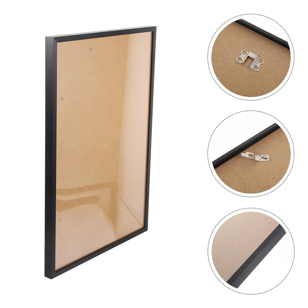 Cadre photo gold noir minimaliste 30x42cm accrochage mur table a3 poster moderne