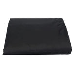 housse canapé d'angle noir soie imperméable moderne cordons serrage poches latéralesextérieur coussins