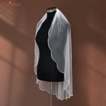 voile mariée blanc bordure peigne classique transparent soirée