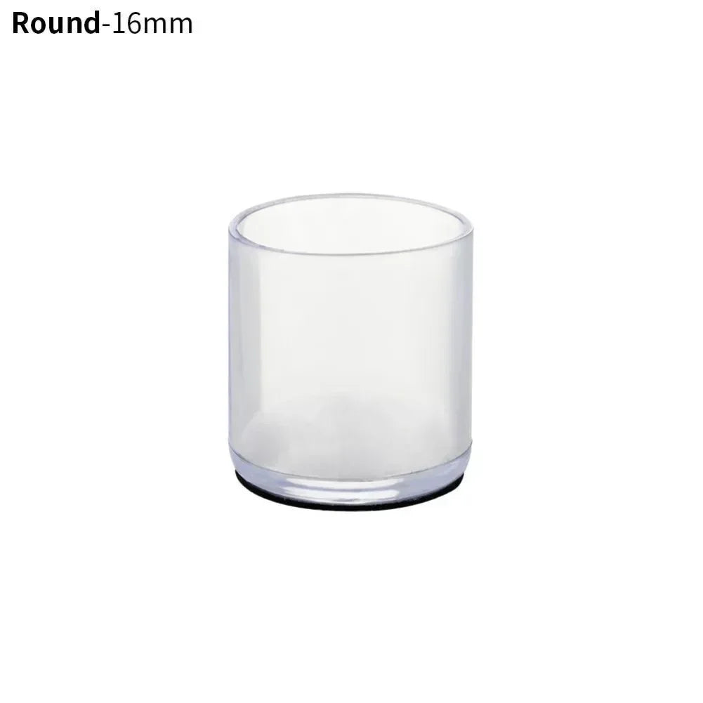 cache pieds chaise transparent adhésif moderne 16mm 19mm 22mm 25mm 30mm