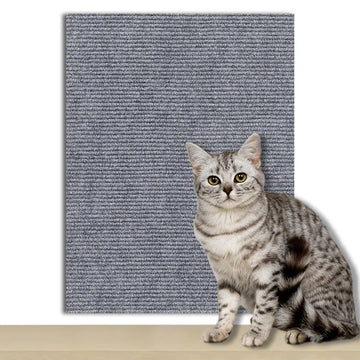 tapis protection meuble gris texture tissée adhésif moderne 60x200cm nylon