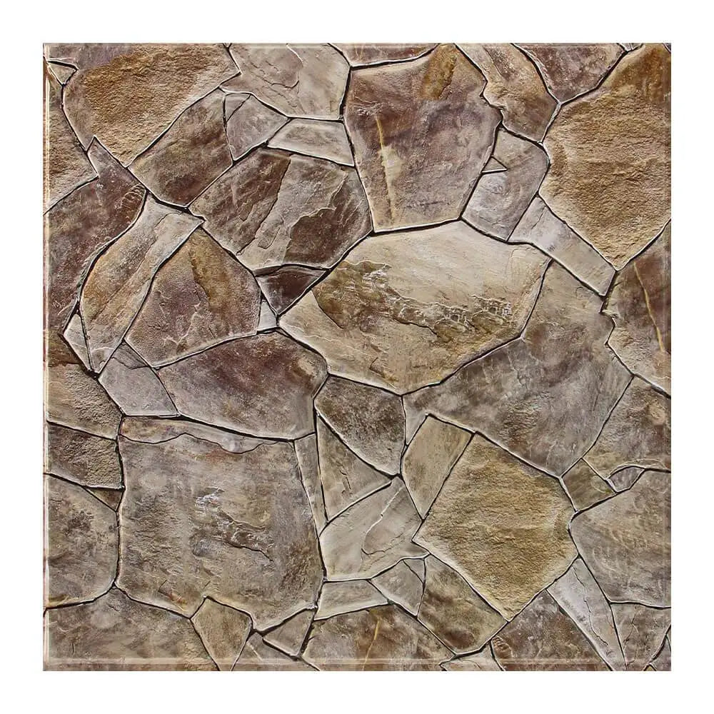 panneau mural 3d adhésif imitation briques moderne marron beige gris imperméable