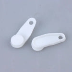 clips fermeture blancs modernes accessoire rideau durable polyester 50 pièces facile utilisation