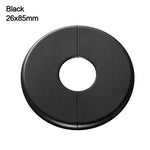 cache tap adhésif noir abs moderne 10x50mm 17x60mm 22x80mm 26x85mm 33x95mm