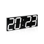 horloge murale digitale led moderne grande taille noir blanc jaune vert lumineuse télécommande