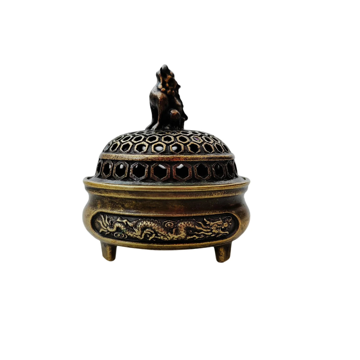 brûleur encens bronze spiderweb vintage censers couvercles pince cense setintérieur salon aromathérapie