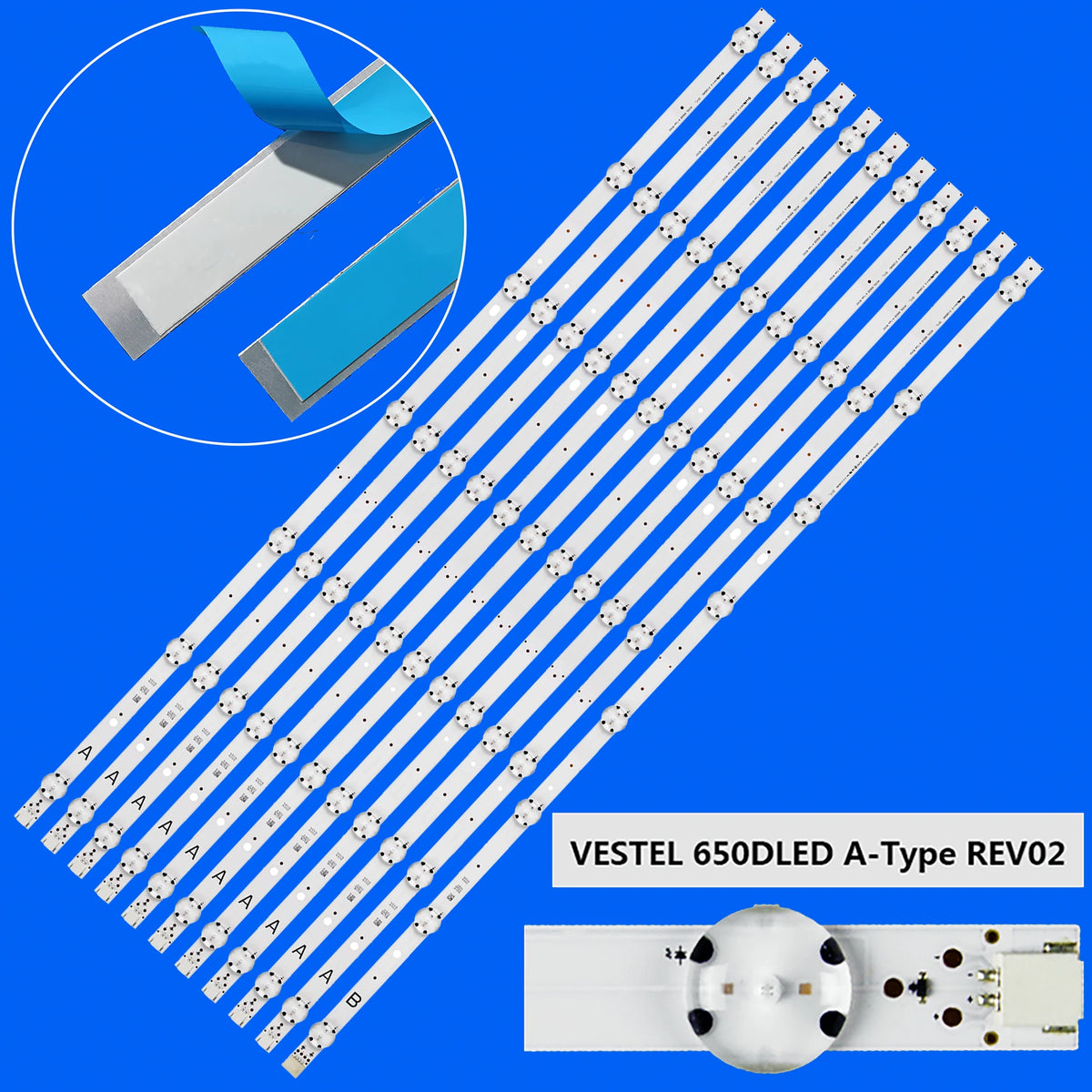 bande led rétro éclairage adhésif blanc moderne téléviseur encastrable connecteur électrique
