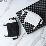 figurines animales vaches résine noir blanc modernes minimalistes décoratives deux image
