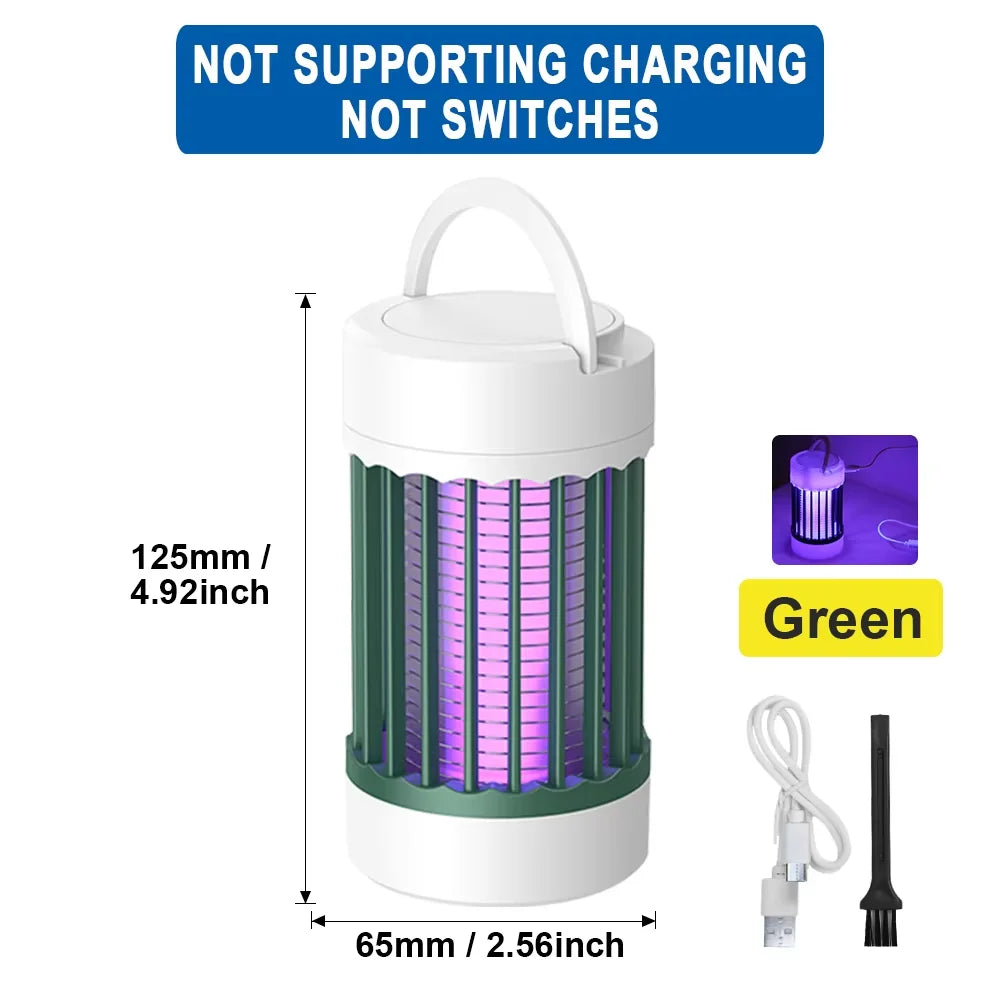 piège anti moustiques lampes électriques vert blanc moderne rechargeable uv camping chambre