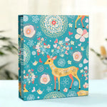album photo moderne illustrations animales photos familiales blanc vert bleu