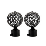 boules rideau moderne perforées noir blanc accessoires voilures fixations différentes tailles inclusées