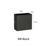 applique murale moderne 6W LED 90 260V aluminium bois naturel doré fixée mur