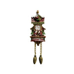 horloge pendule alpine animaux paysages aimants réfrigerateur texte traditionnel