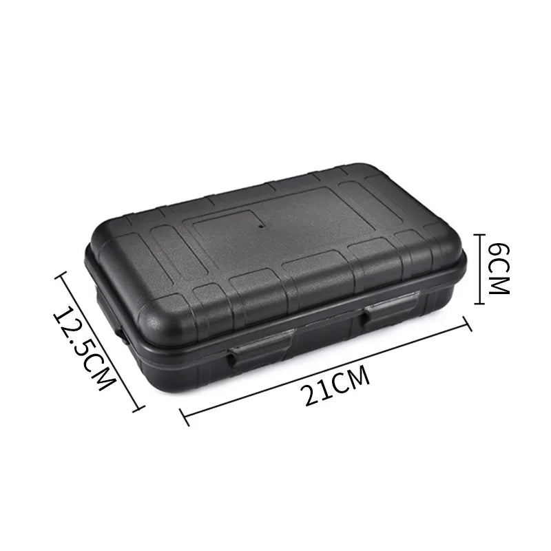 boîtes rangement survie pleine nature orange marron noir étanches flottantes outils edc pratique robuste