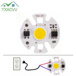 plaque led blanc moderne 31mm 31mm circulaire composants électroniques 7w 12w