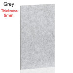 tapis protection meubles feutre adhésif anti rayures blanc gris noir 21x30cm 3mm 5mm
