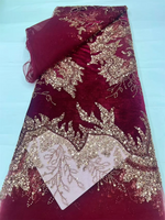 tissu dentelle voile brodé rouge vert bleu violet noir élégant mariage translucide
