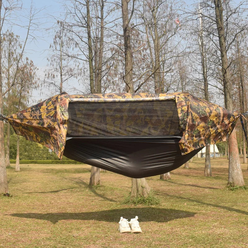 hamac extérieur camo vert olive noir résistant oxford moderne sac rangement adultes camping