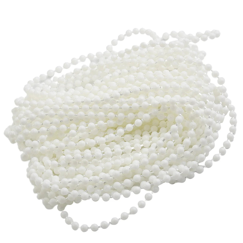 chaîne blanc modernes clips fixation fenêtres opaques uniformes 17mm 7mm