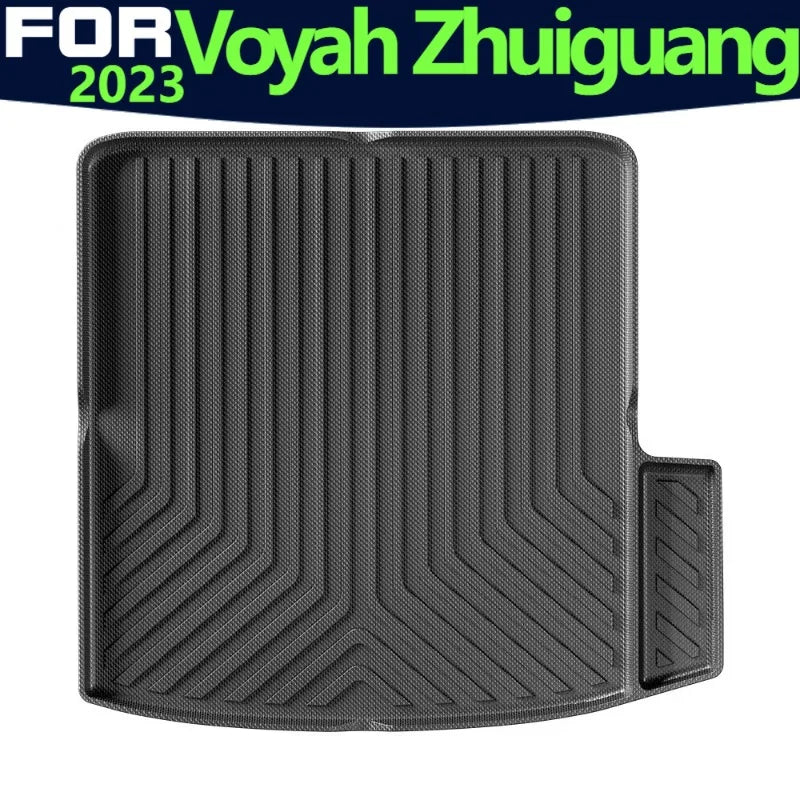tapis sol imperméable noir rayures diagonales clips fixation tapis voiture moderne