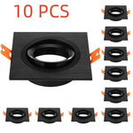 Spot LED réglable moderne blanc noir encastré clips orange adaptable halogène LED