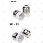 adaptateurs led e27 e40 b22 gu10 e12 e14 mr16 g9 blanc modernes opaques