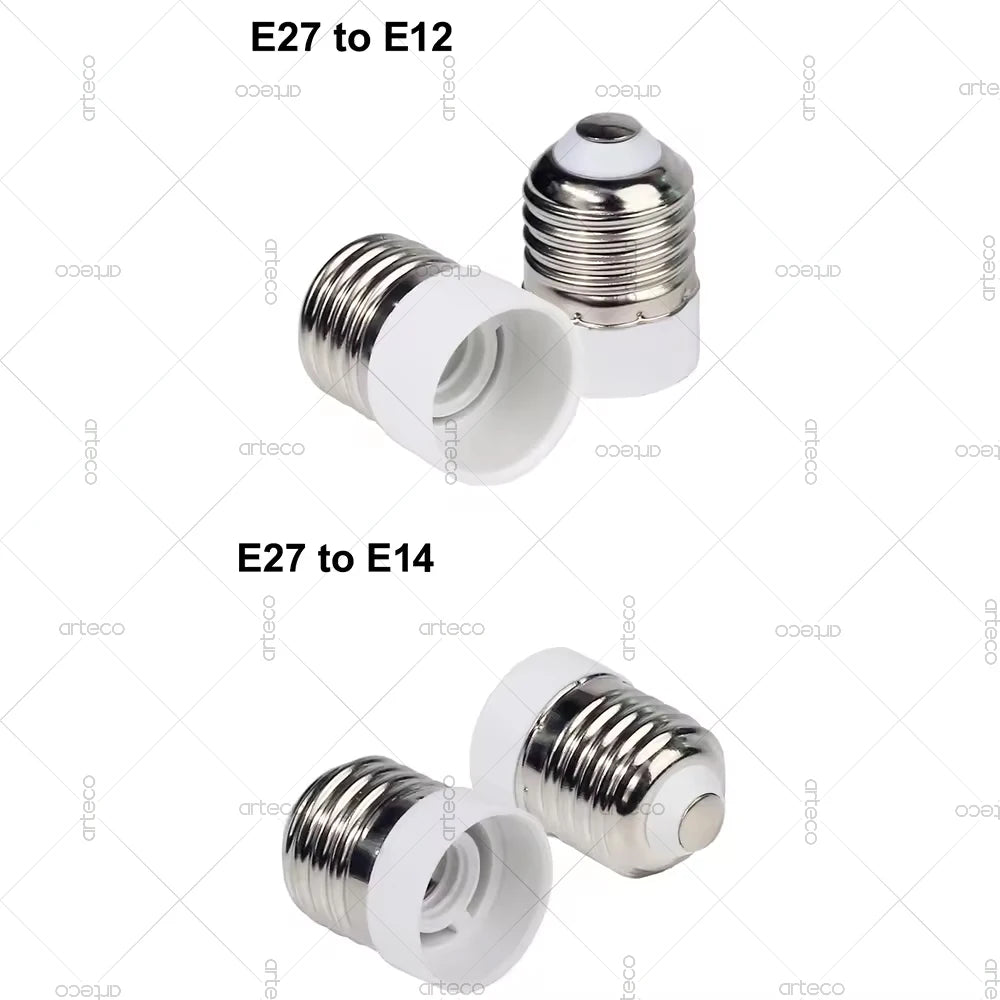 adaptateurs led e27 e40 b22 gu10 e12 e14 mr16 g9 blanc modernes opaques