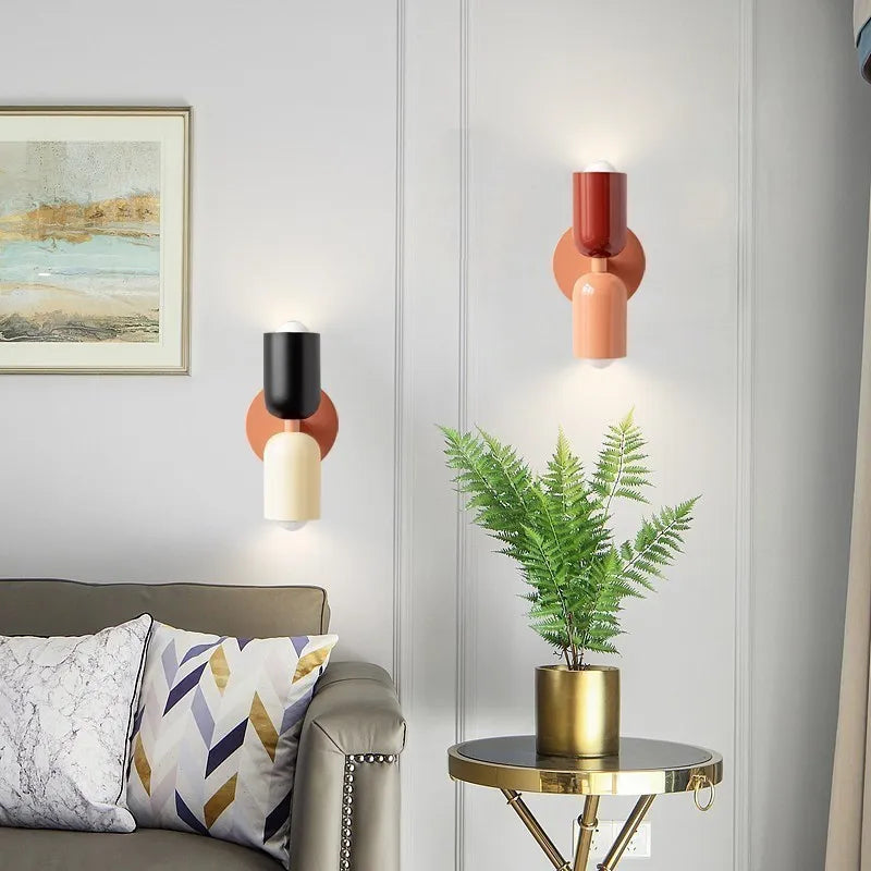 lampes murales modernes double tête éclairage cuisine minimalisteambiante 5w