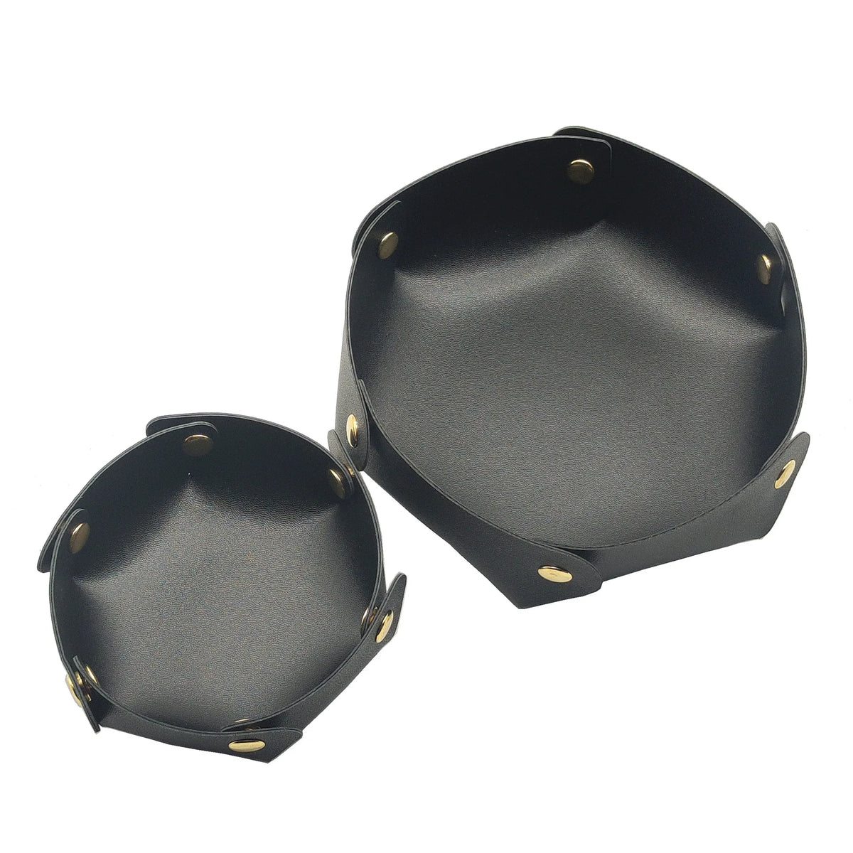 coasters cuir pliables multi usages modernes rose pâle rouge noir vert gris orange dorés