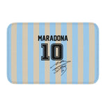 tapis noir bleu blanc maradona signature numéro moderne extérieur antidérapant imperméable sol porte