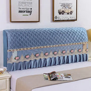 protège tête lit quilté bleu violet turquoise rouge gris dentelle roses transparent magasin