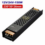 pilote led ajustable triac 10v 60w 100w 150w 200w 250w 300w noir industrielle aluminium