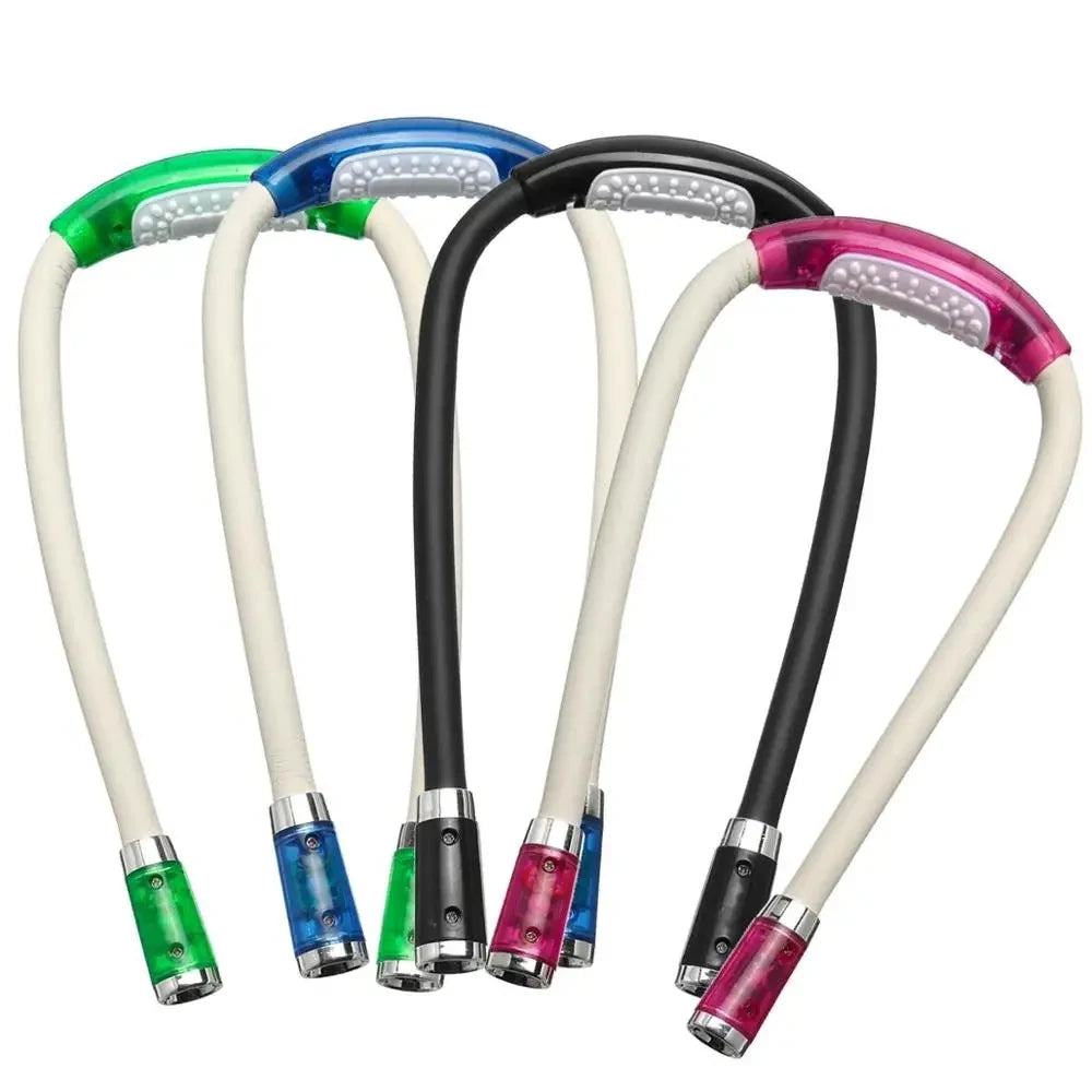 lampe frontale led col flexible lecture coureur camping extérieur vert bleu rose