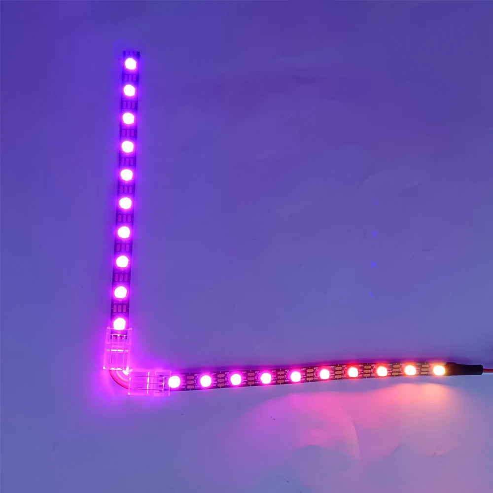 Connecteur d'angle LED utilisé dans une décoration intérieure moderne