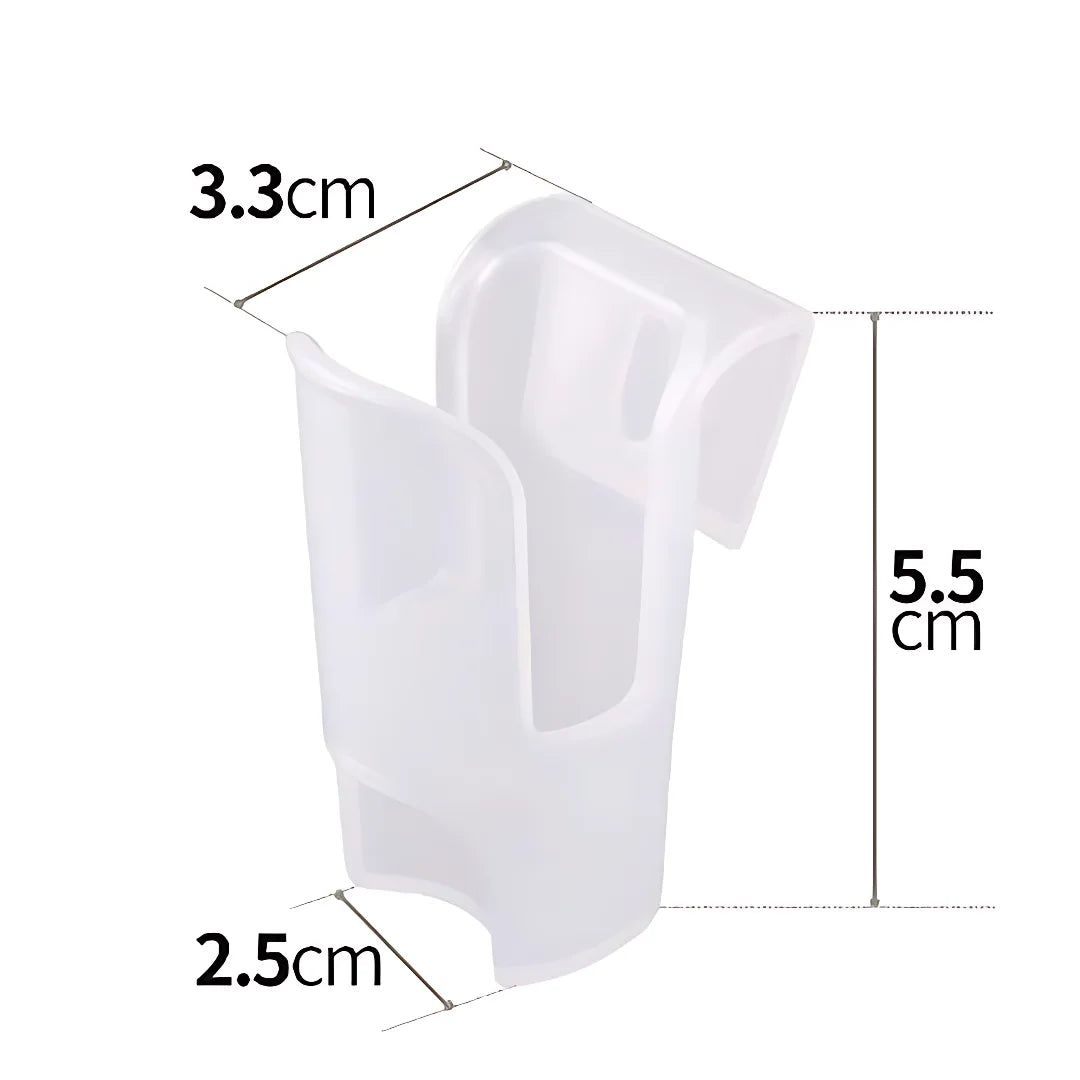 porte bouteilles adhésifs transparents modernes boîte rangement cuisine imperméable pvc